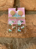 Firefly Jar Acrylic Statement Earrings
