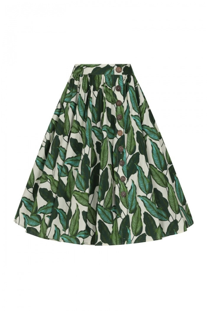 Ivory swing skirt outlet