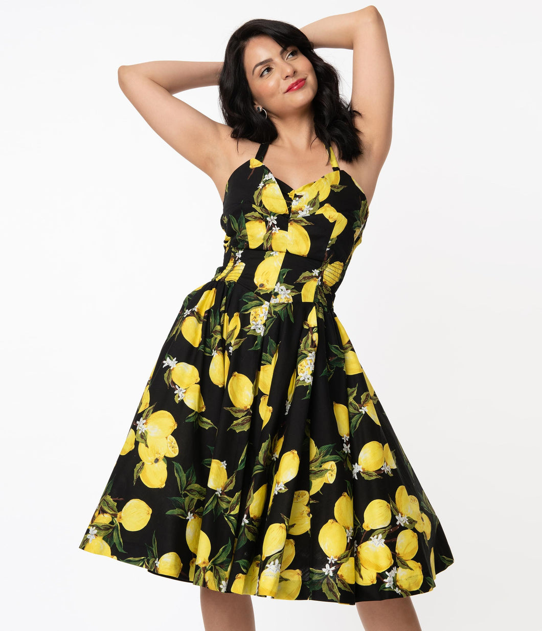 Lemon Orchard Swing Dress