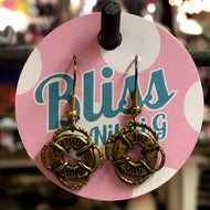 Life Ring Charm Earrings