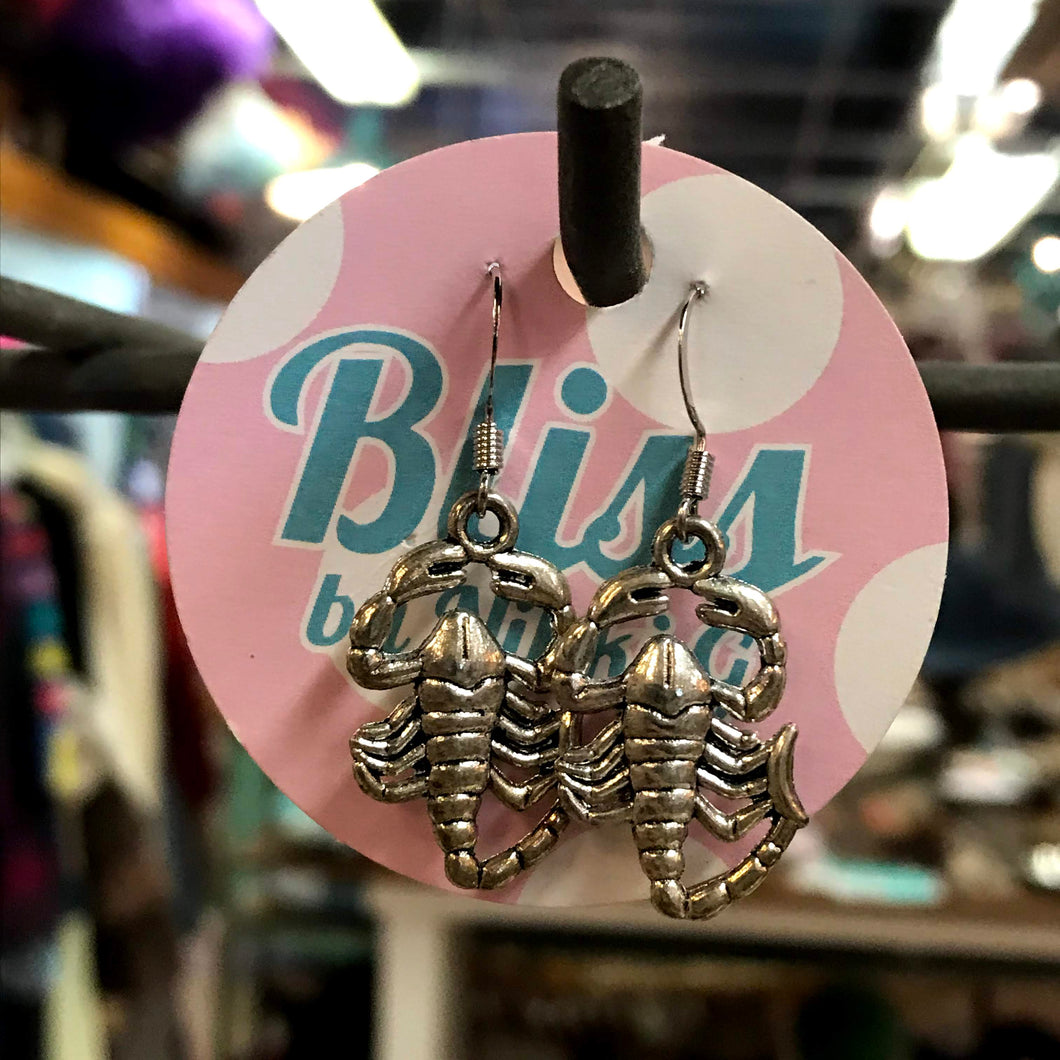 Little Scorpion Charm Earrings