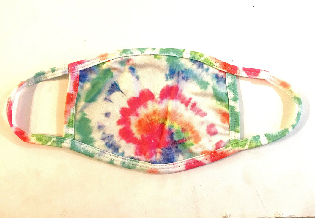 Rainbow Tie-Dye Mask