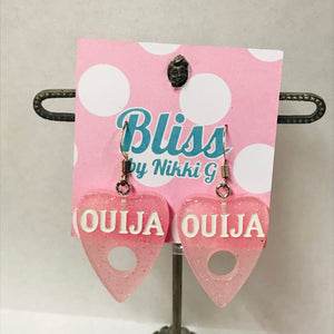 Mini Ouija Planchette Earrings