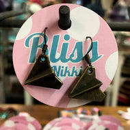 Paper Airplane Charm Earrings