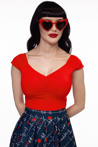 Red Isabel Top