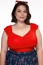 Load image into Gallery viewer, Red Isabel Top
