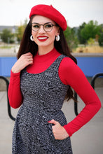 Load image into Gallery viewer, Red Long Sleeve Mock Neck Top
