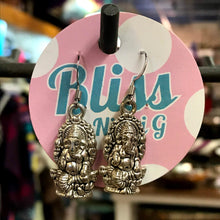 Load image into Gallery viewer, Seated Ganesh Charm Earrings
