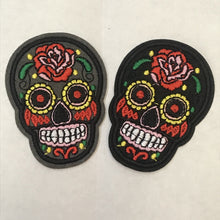 Load image into Gallery viewer, Mini Sugar Skull Patches
