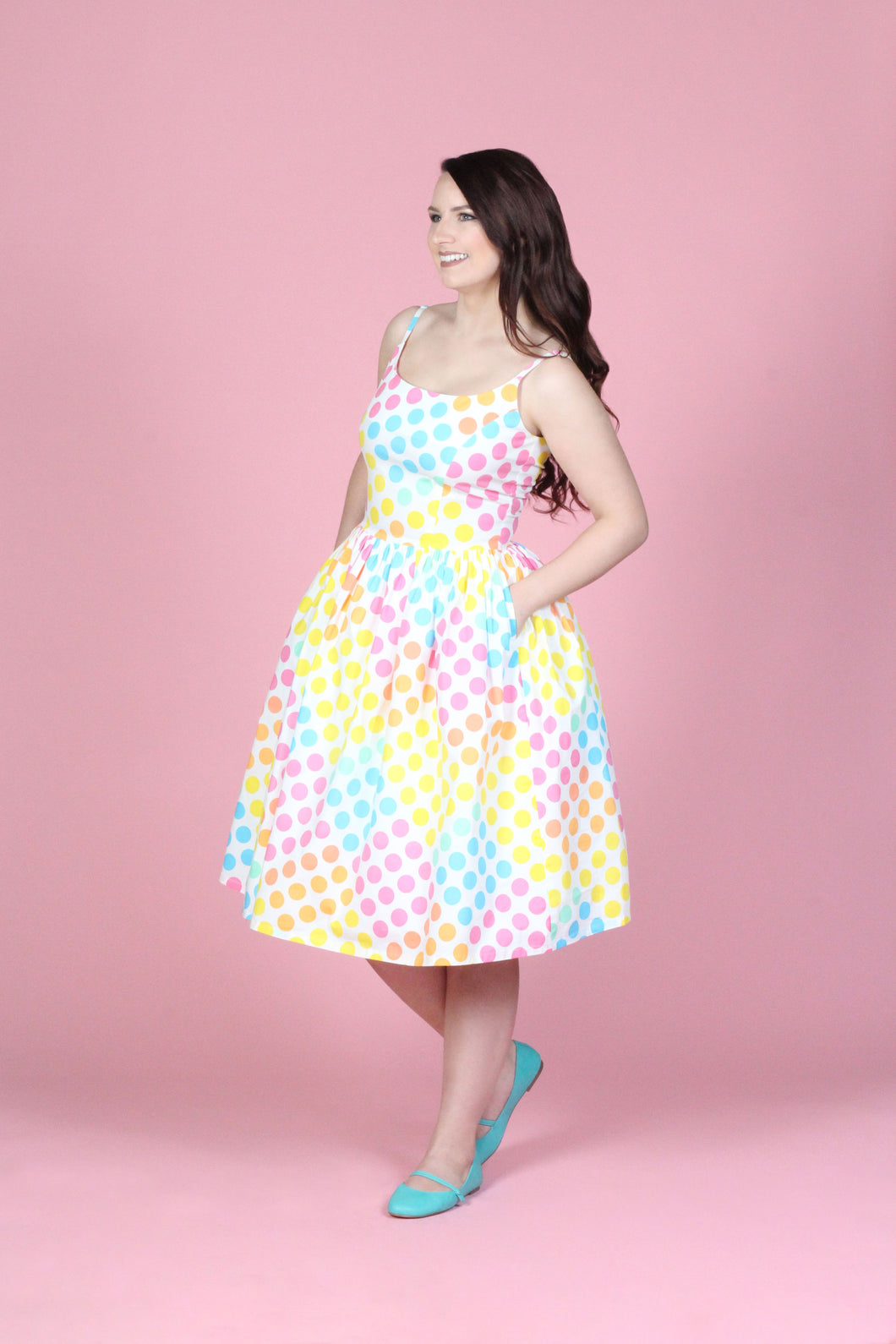 Sandra Dot Candy Swing Dress – Pink House Boutique