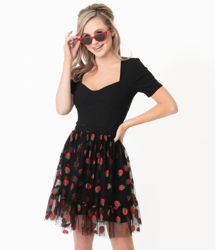 slim fit dress slacks Baby Girl Summer Sequined Strawberry Princess Dress – marryshe main image 1