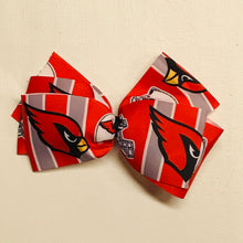 Load image into Gallery viewer, Arizona Cardinals Xtra Large Hand Made Hair Bow
