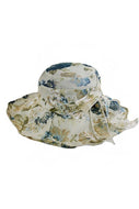 Dreamy Floral Wide Brim Sun Hat- More Colors