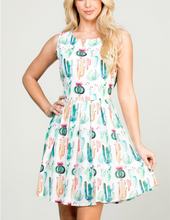 Load image into Gallery viewer, White Cactus Dress
