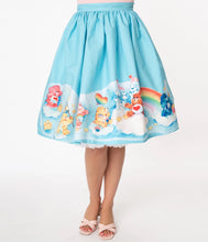 Load image into Gallery viewer, Care Bears In The Clouds Gellar Swing Skirt- Limited Edition

