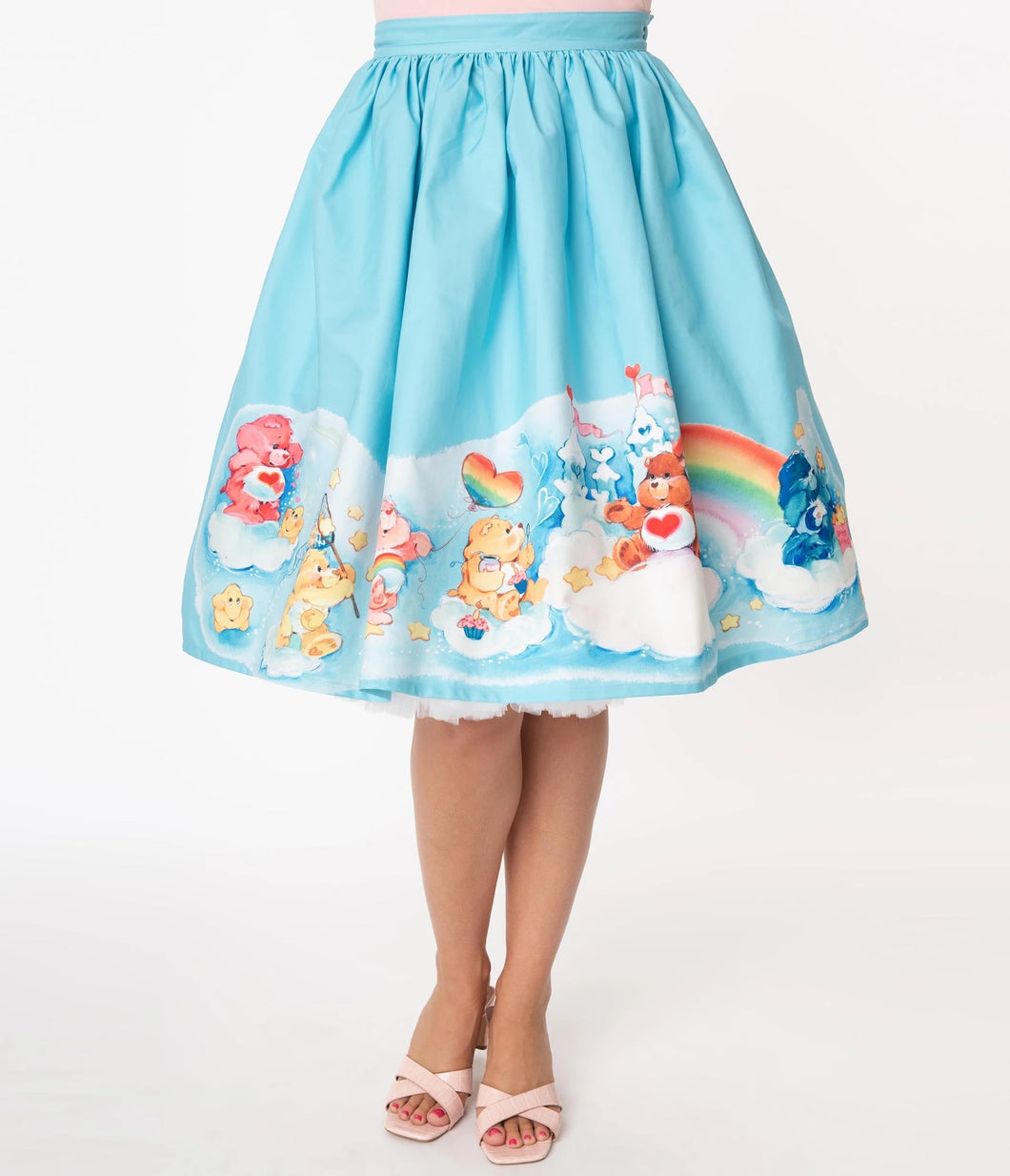 Care Bears In The Clouds Gellar Swing Skirt- Limited Edition