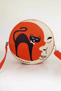 The Cat in the Moon Crossbody Purse