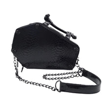 Load image into Gallery viewer, Skull Stud Croc Coffin Purse
