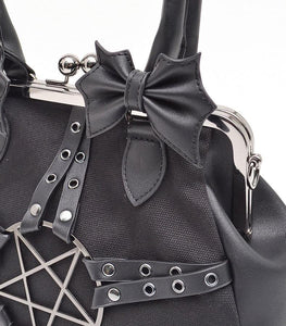 Pentagram Harness Kisslock Bow Purse