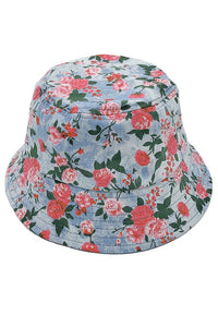 Rosey Denim Bucket Hat