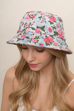 Load image into Gallery viewer, Rosey Denim Bucket Hat

