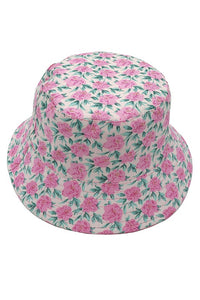 Pink Floral Bucket Hat