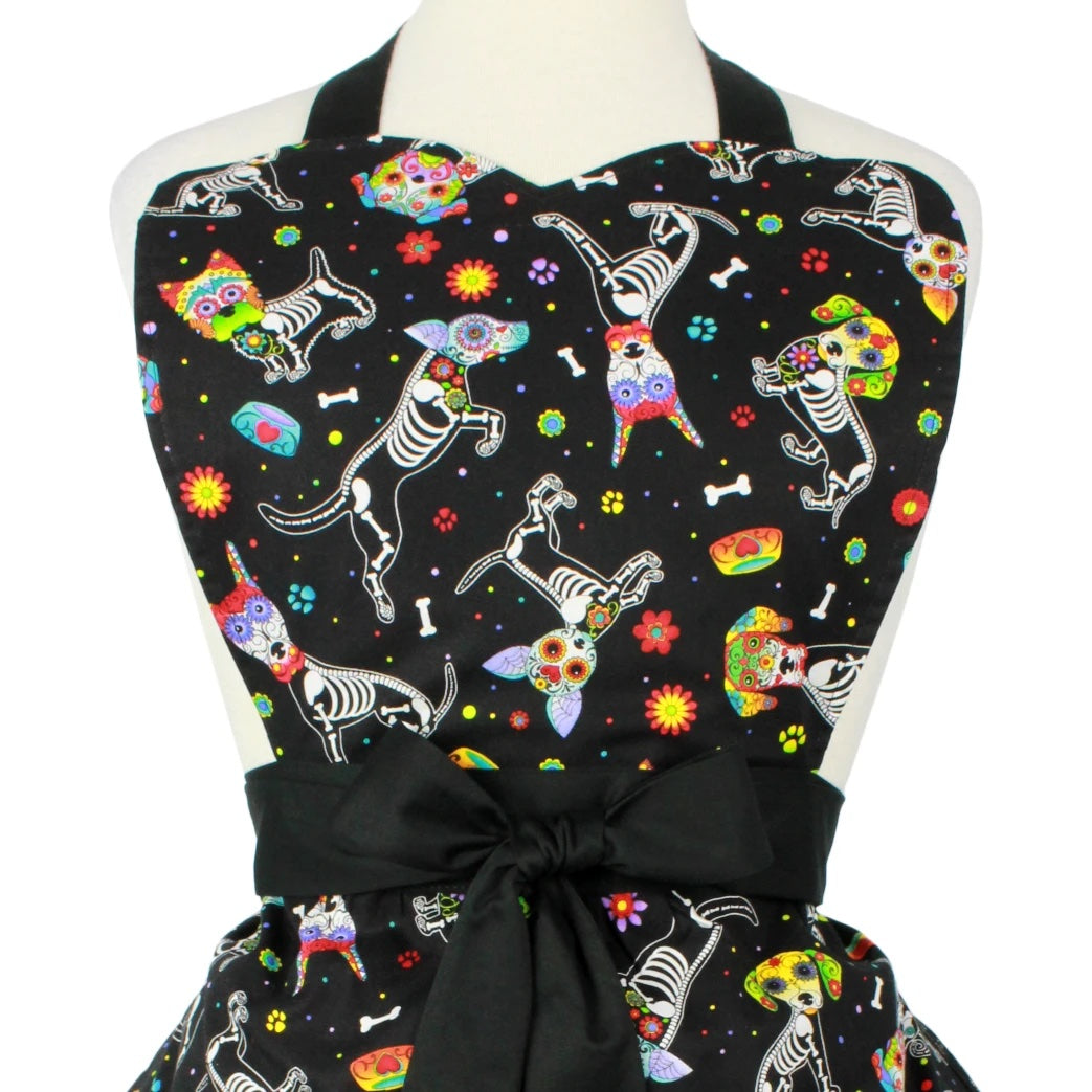 Day of the Dead Doggies Apron