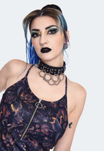 Load image into Gallery viewer, Paradise Lost Zip Top Slip Dress
