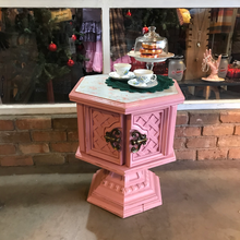Load image into Gallery viewer, Pink Floral End Table
