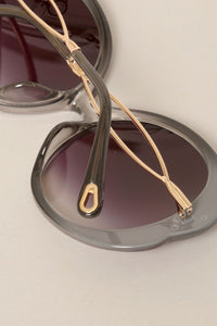 Modern Round Frame Sunglasses- More Colors Available!