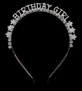 "Birthday Girl" Rhinestone Headband