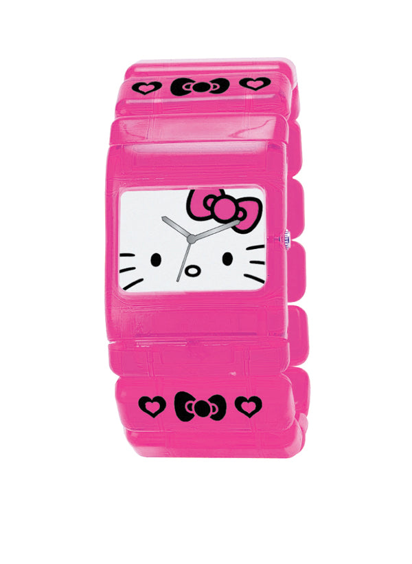 Hello Kitty Pink Rectangle Face Watch