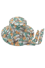 Load image into Gallery viewer, Yellow Hibiscus Tropical Floral Bucket Hat

