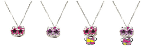 hello kitty 53516 star sunglasses necklace