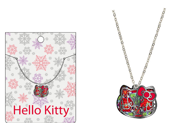 hello kitty glitter necklace 53620