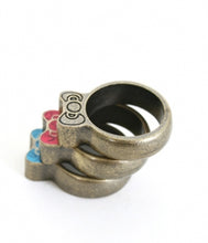 Load image into Gallery viewer, Hello kitty stackable bow rings loungefly

