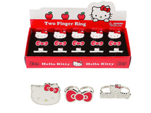 Load image into Gallery viewer, Hello Kitty Double Finger Face Ring
