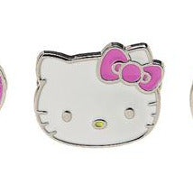 hello kity face pink bow 2 finger ring