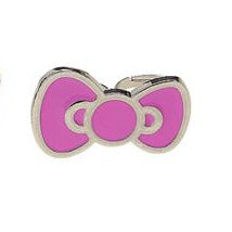 hello kitty pink bow 2 finger ring
