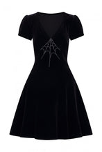 Load image into Gallery viewer, Morticia Velvet Dress
