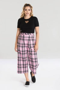 Pink and Black Riot Culottes