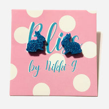 Load image into Gallery viewer, Glitter Bunny Stud Earrings- More Styles Available!
