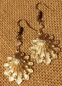 Brass Shell Earrings