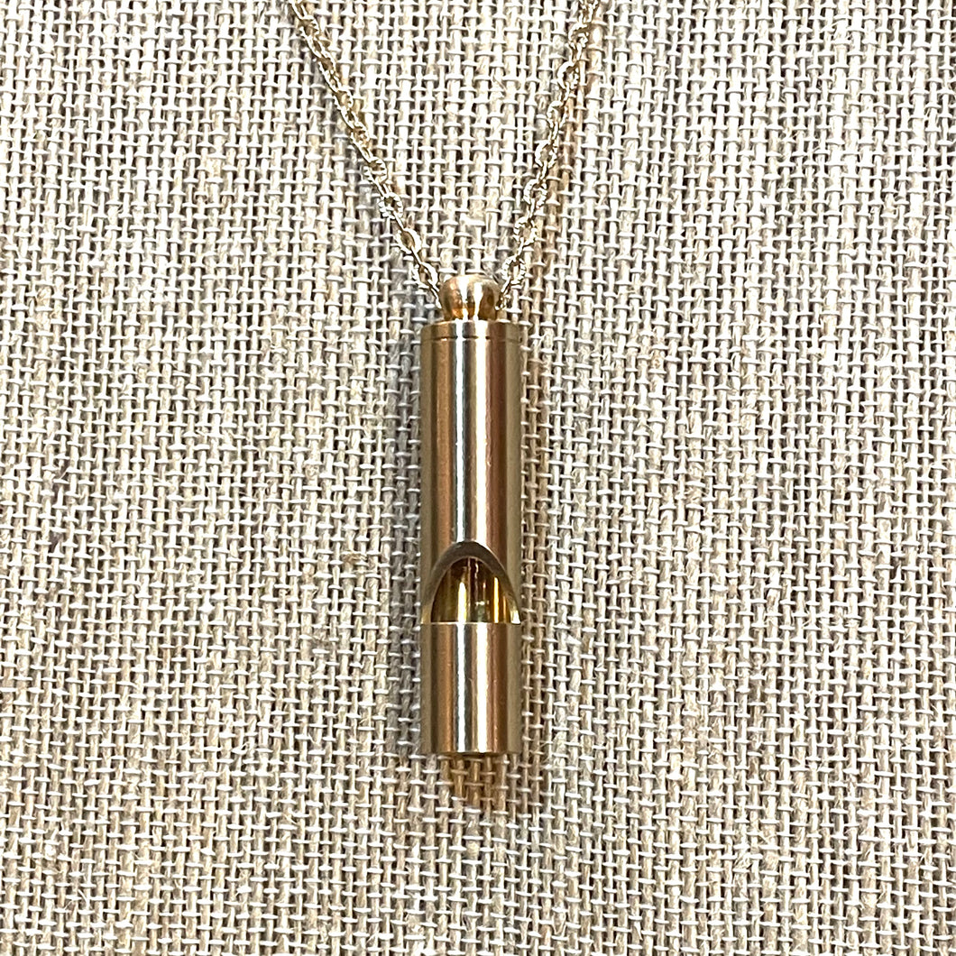 Miniature Whistle Necklace