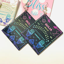 Load image into Gallery viewer, Pastel Rainbow Ouija Boards Statement Earrings- More Styles Available!
