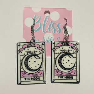 Pastel Pink and White Coven Vibes Statement Earrings- More Styles Available!
