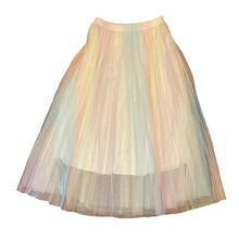 Load image into Gallery viewer, Pastel Rainbow Midi Skirt

