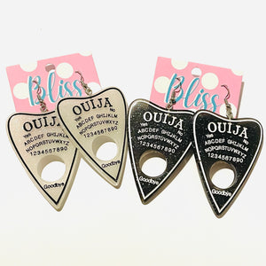Ouija Planchette Acrylic Statement Earrings- More Styles Available!