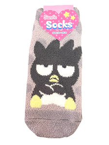 Badtz-Maru Polka Dot Fuzzy Ankle Socks