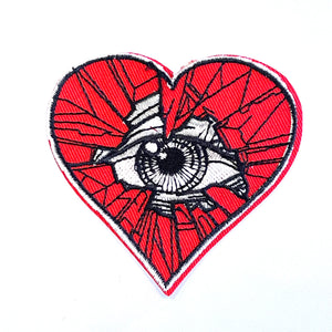 Shattered Heart Eye Patch